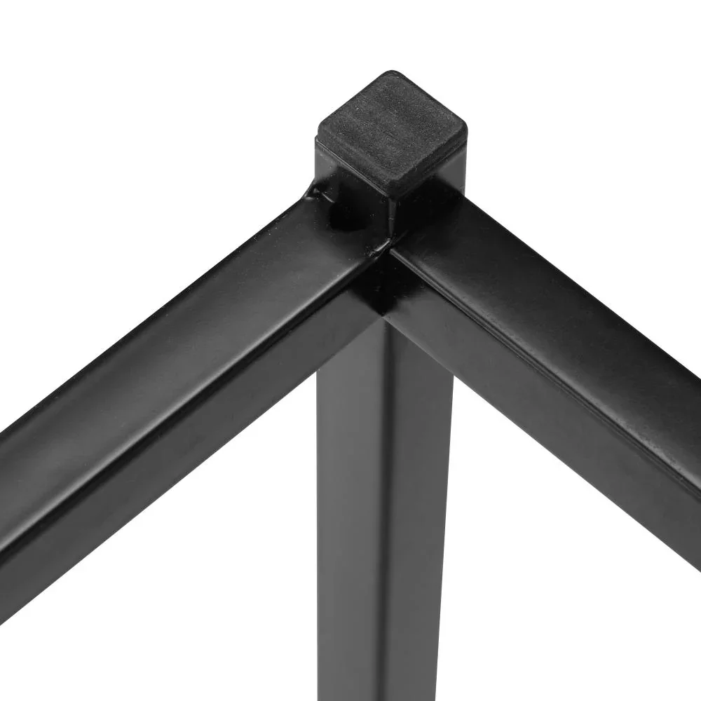 Console Table Marble-look Iron Black&White - Image 2