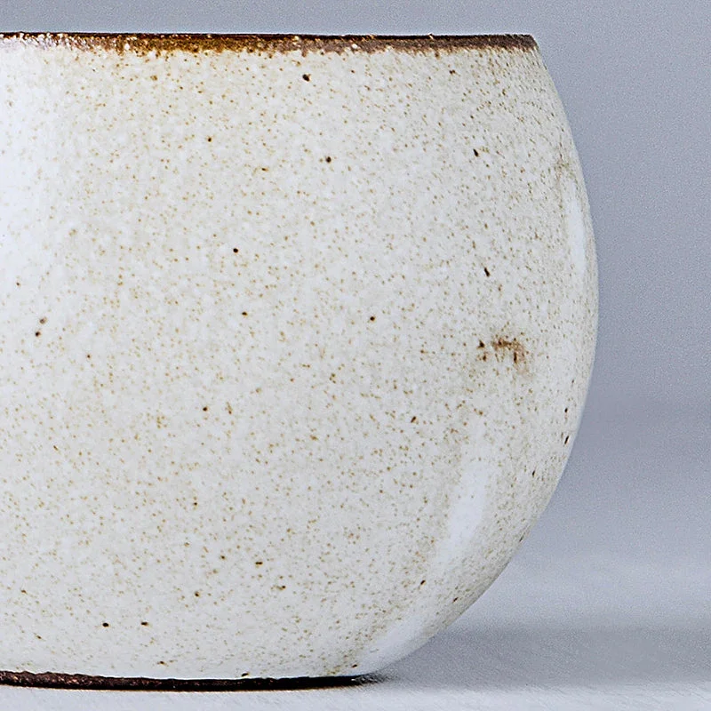 Cup Round 180ml Oatmeal Glaze - Image 2