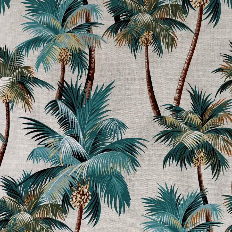 Cushion Cover-Coastal Fringe Natural-Palm Trees Natural-45cm x 45cm - Image 7