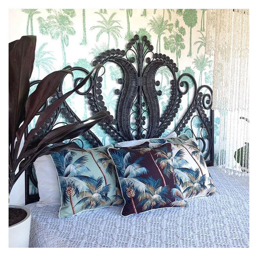 Cushion Cover-With Piping-Palm Trees Lagoon-60cm x 60cm - Image 10