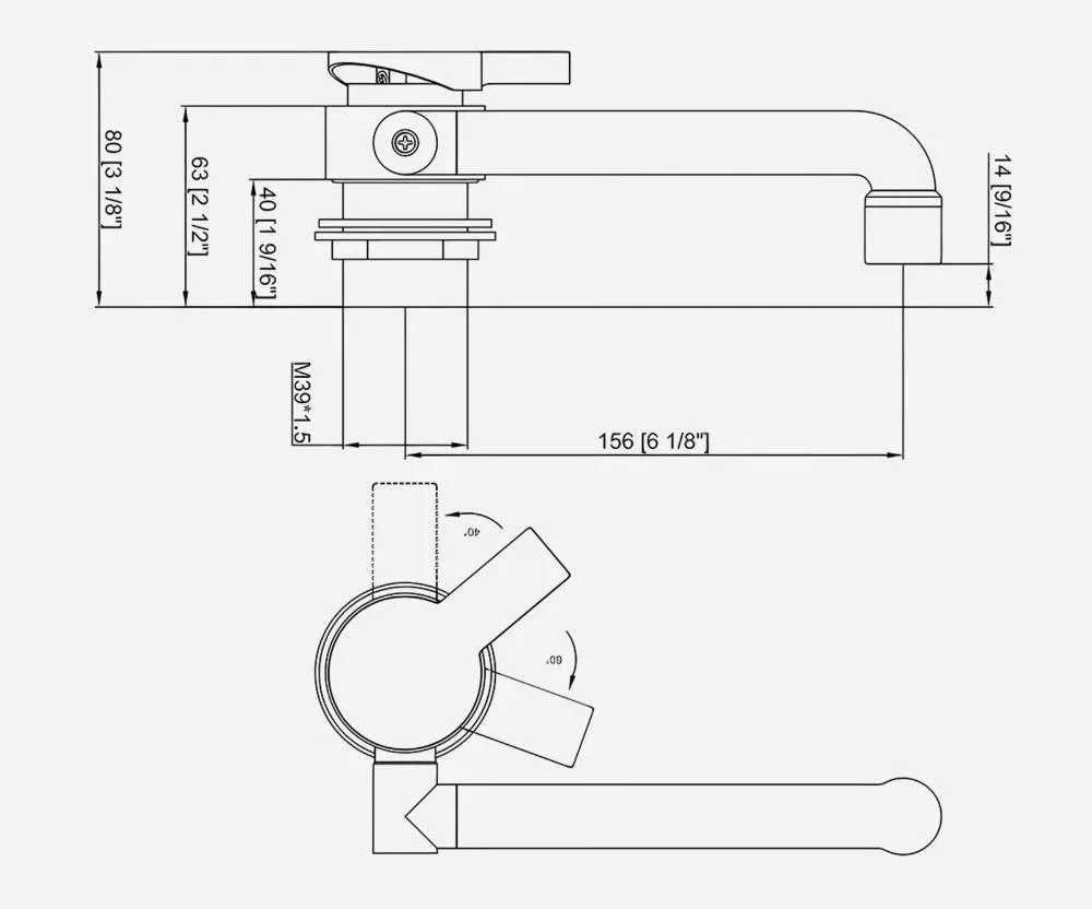 Caravan Kitchen Mixer Tap Foldable Faucet Swivel WELS - Image 6