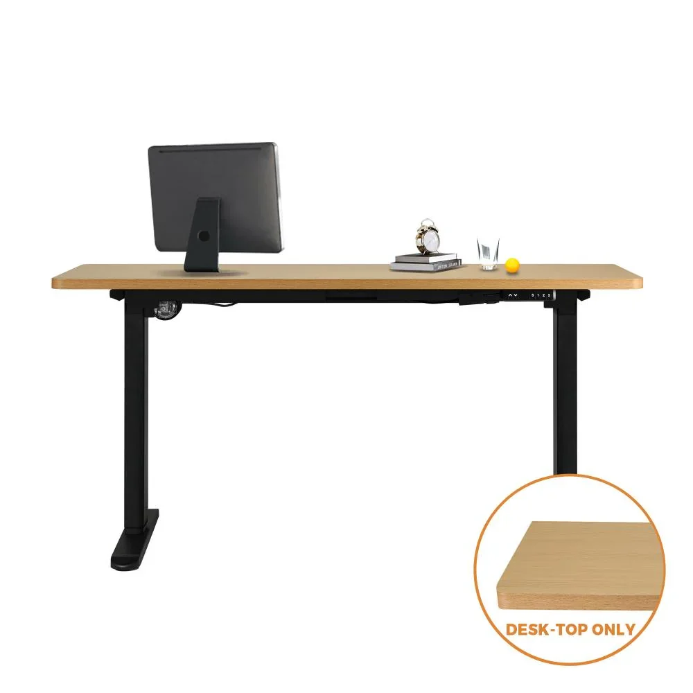 Standing Desk Top with Drilled Hole OAK 160x75cm - Image 5