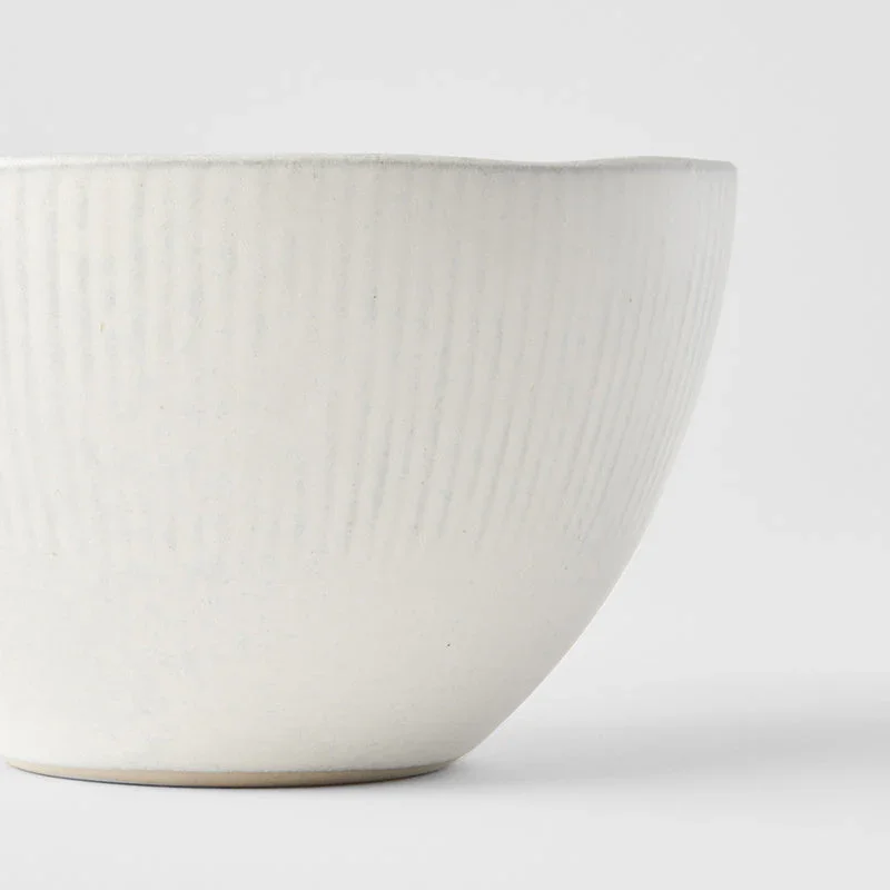 Deep Bowl 13.5cm Snow Leaf Glaze - Image 2
