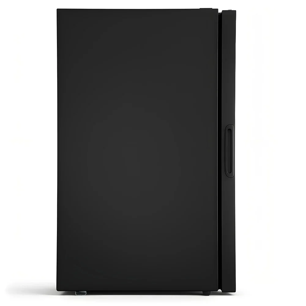 105L Bar Fridge Glass Door Mini Fridge Countertop Cooler Black - Image 3