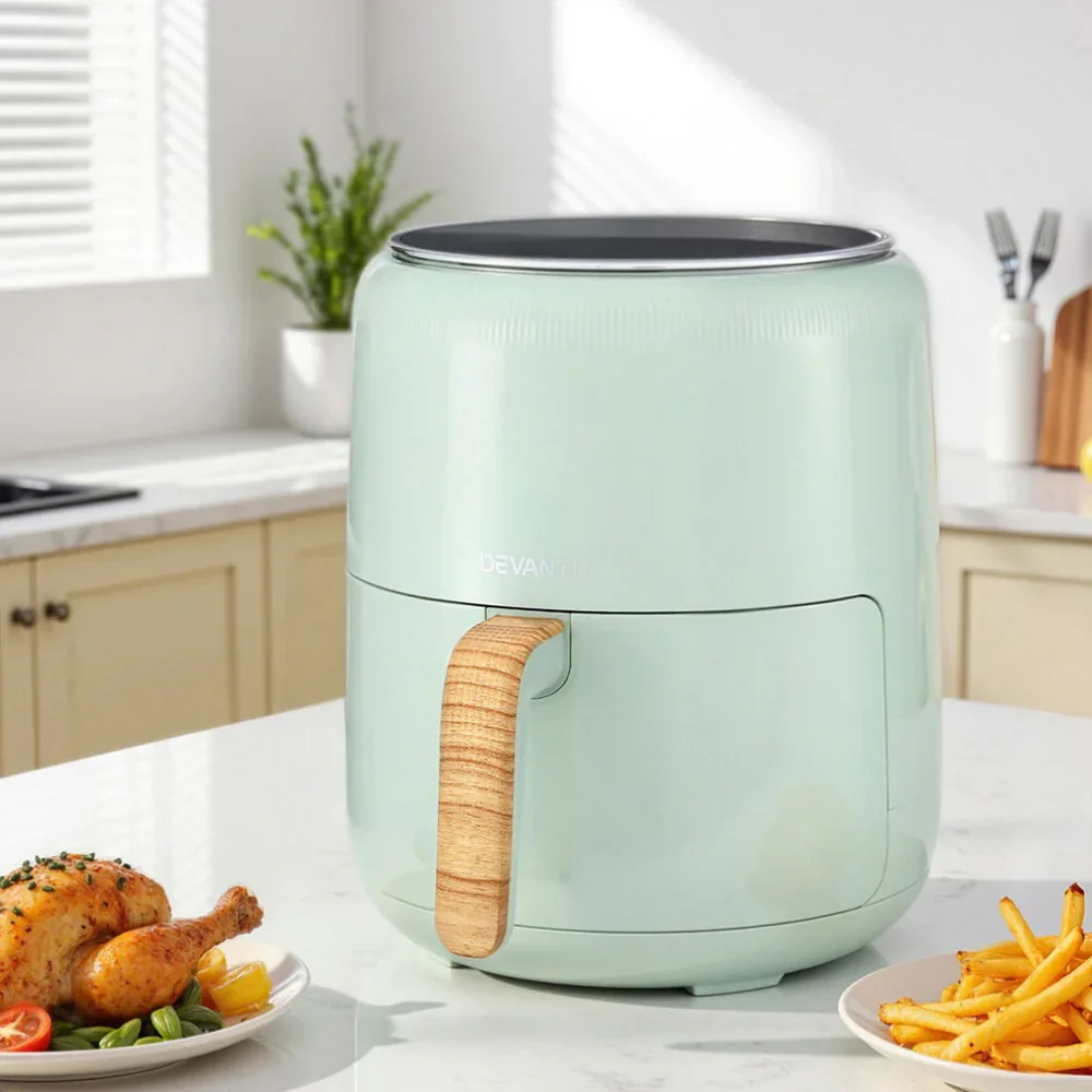 5L Air Fryer Touch Control 1700W Green - Image 7