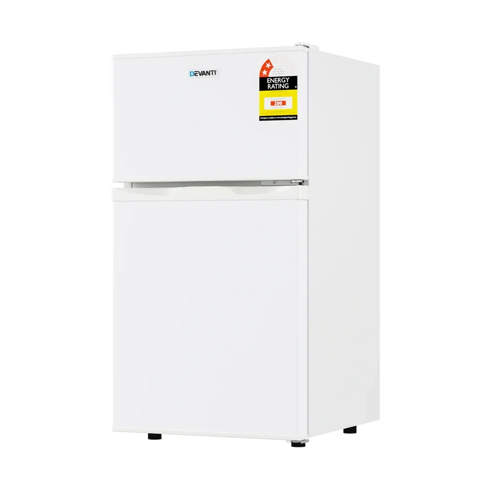 80L Bar Fridge Mini Freezer Refrigerator White - Image 7