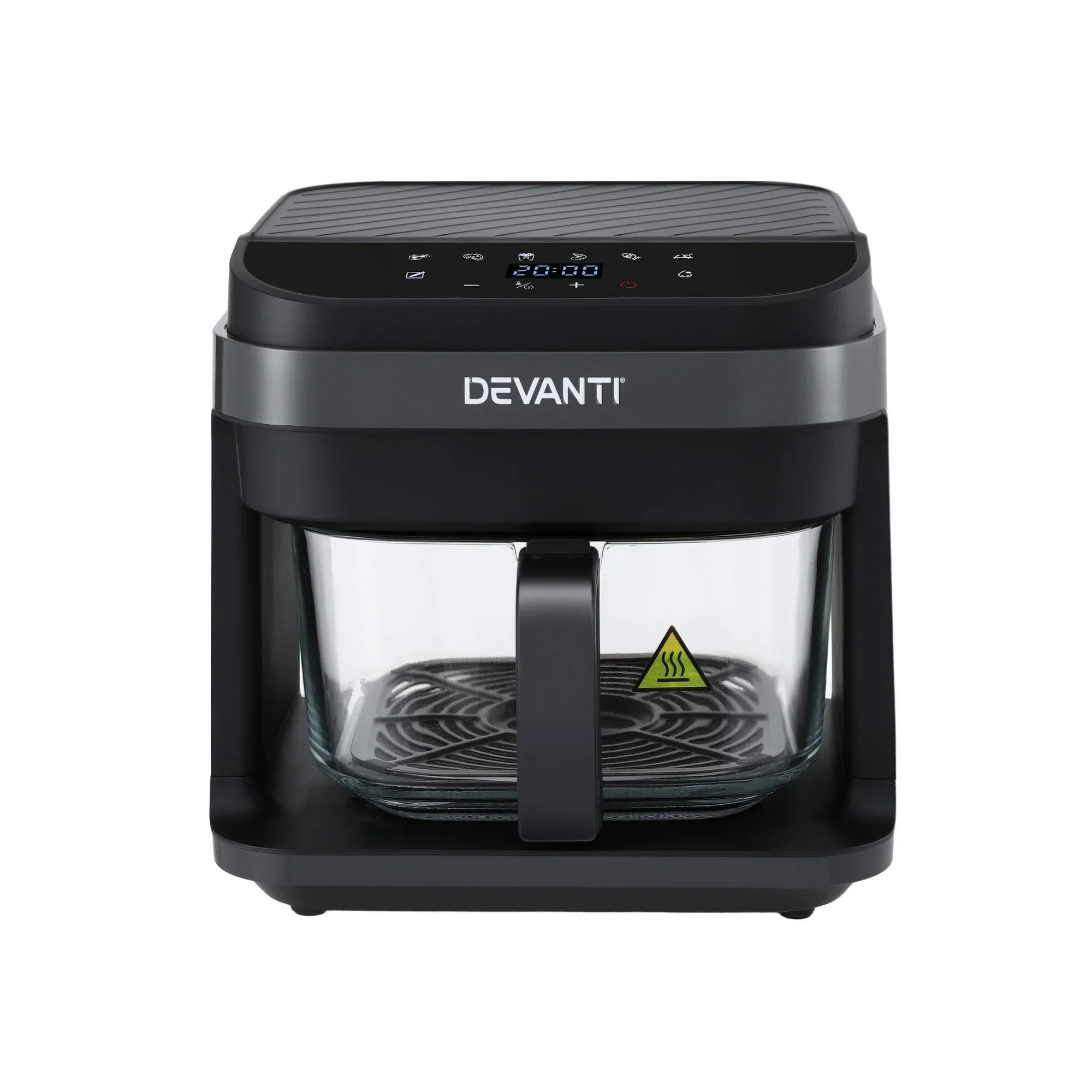 Air Fryer 5.5L Touch Control Electric Cooker 1200W Black - Image 3