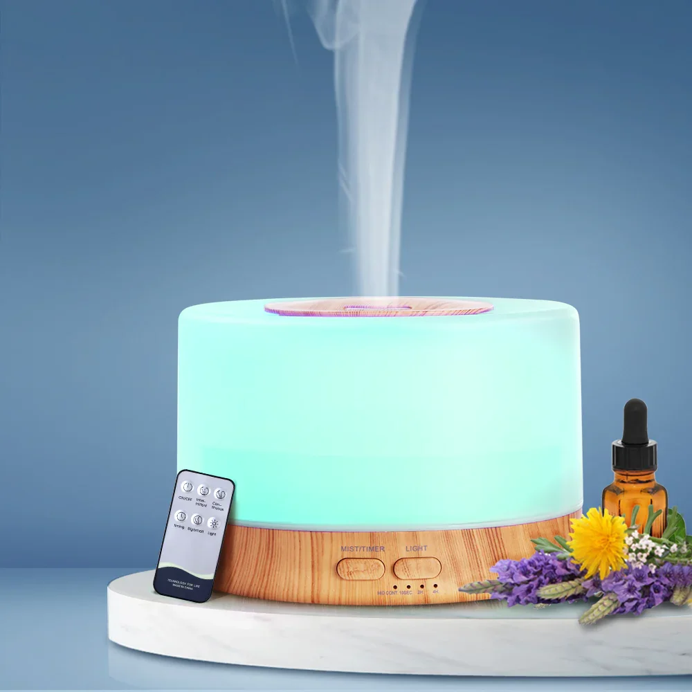 Aroma Diffuser Aromatherapy Light Wood 500ml - Image 7