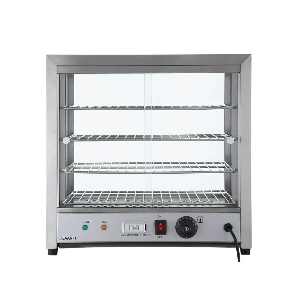 Commercial Food Warmer Hot Display Showcase Cabinet 54cm - Image 4