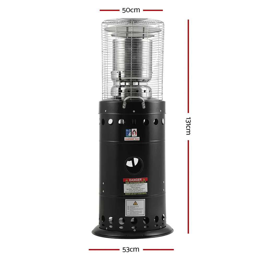 Outdoor Gas Patio Heater Black - Image 6