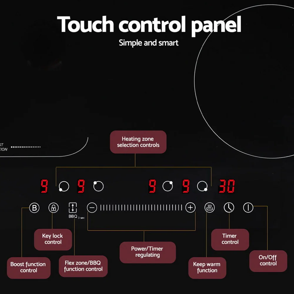Induction Cooktop 60cm Electric Cooker - Image 4