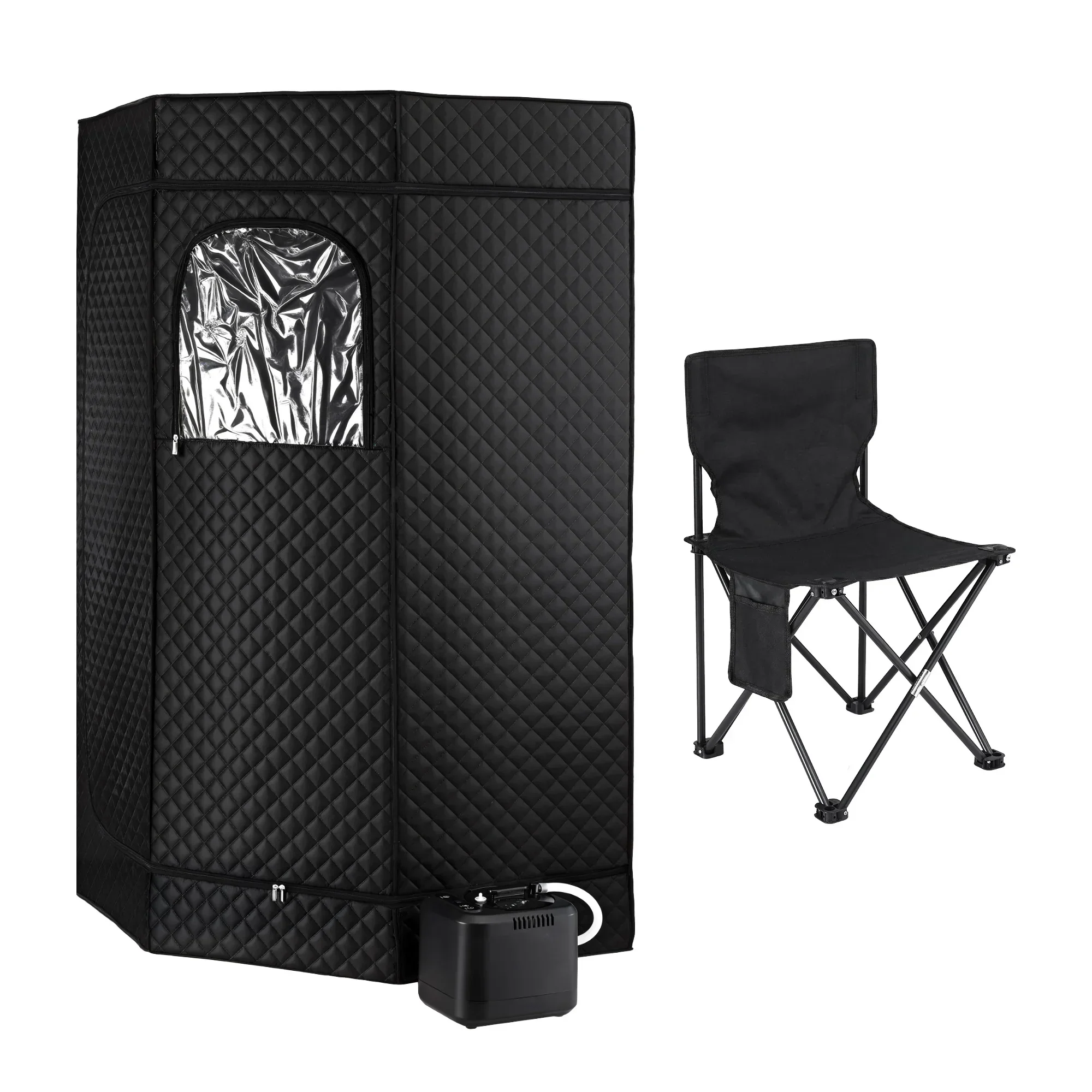 Portable Steam Sauna Tent 1000W 3L Steamer Pot Full Body Home SPA Timer - Image 9