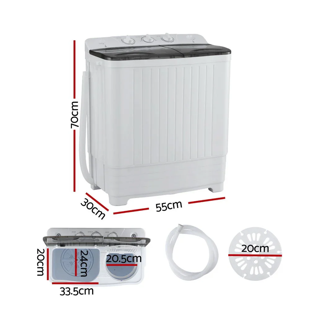 Portable Washing Machine Twin Tub 4.5KG - Image 5
