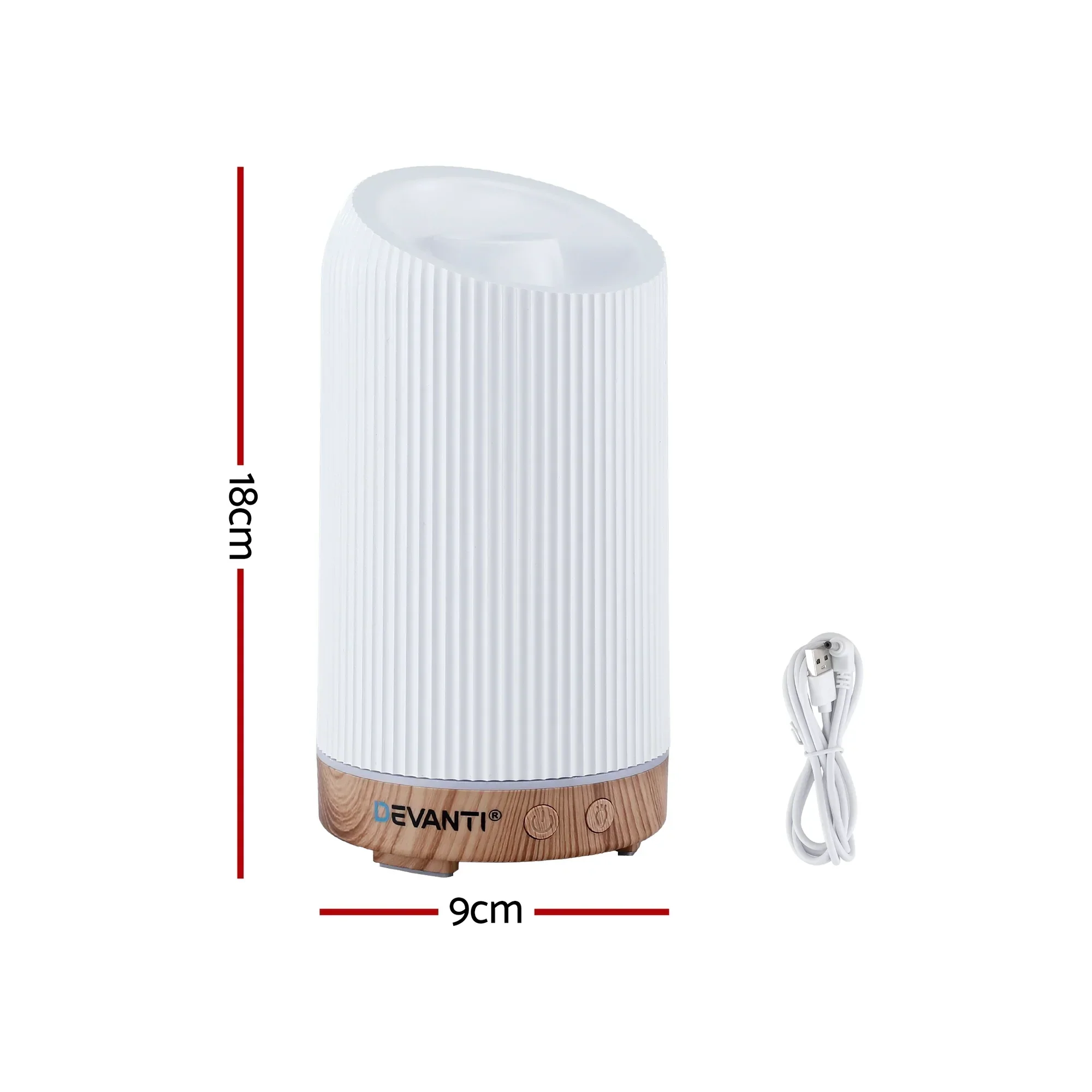 Ultrasonic Aroma Diffuser Aromatherapy 200ml LED Lights Iron Humidifier Forest - Image 7