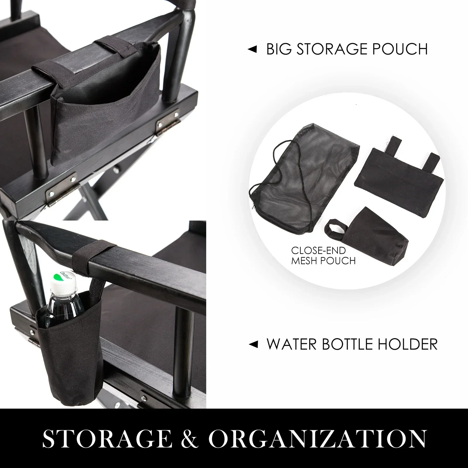 Director Movie Folding Tall Chair 76cm DARK HUMOR - Image 4