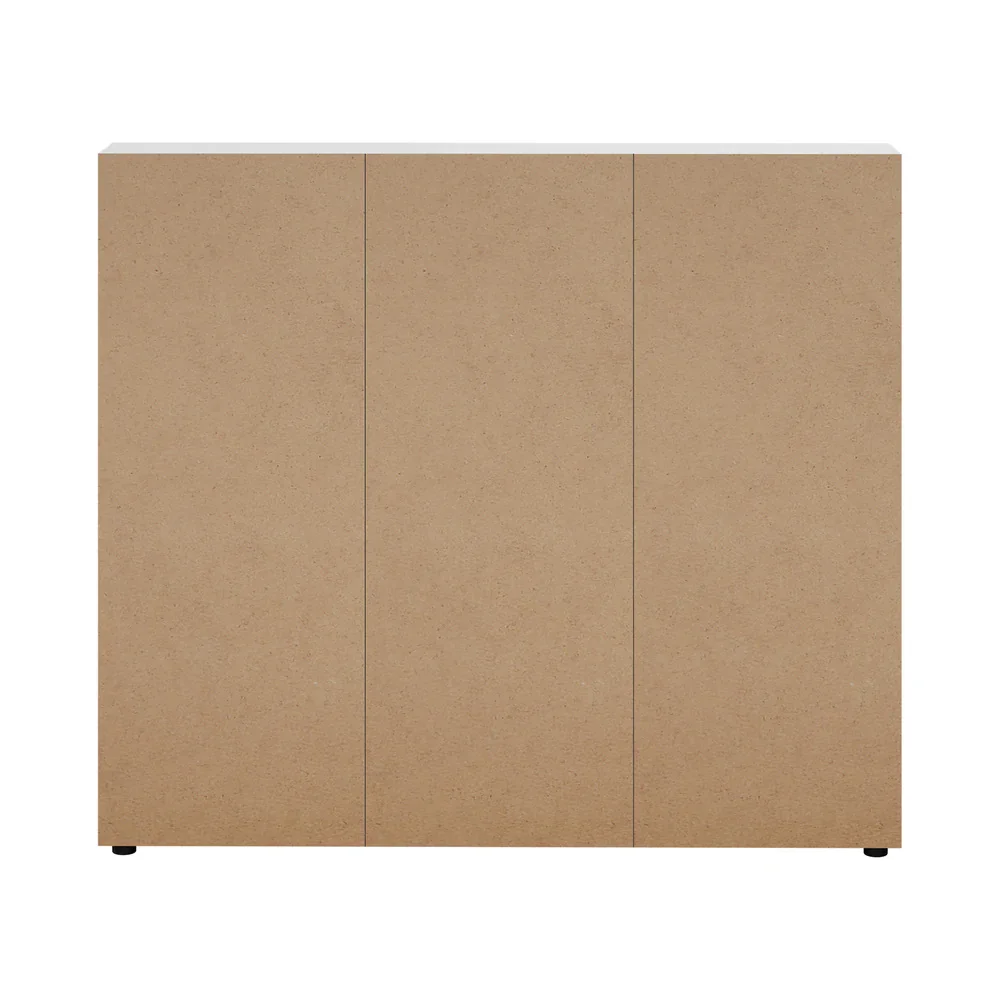 Bookshelf Display Shelf Bookcase CD Media Storage Rack White - Image 5