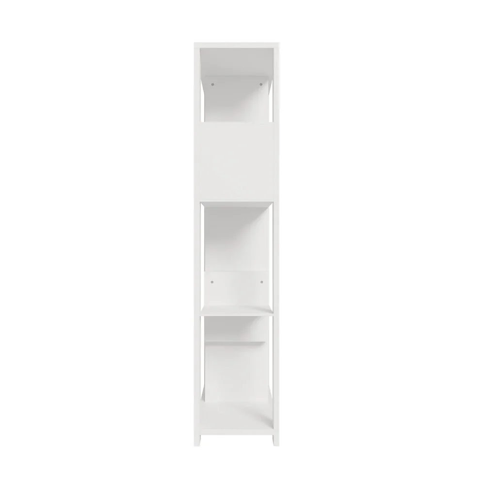Display Shelf Open Multi-tier Shelves White - Image 3