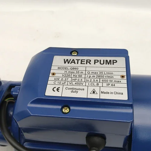 Electric PeripheralPump QB60 CleanWater Garden Farm RainTank Irrigation - Image 7