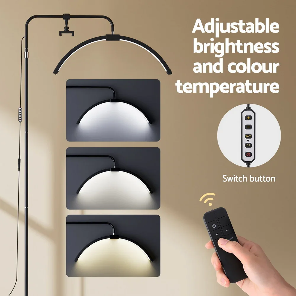 LED Beauty Light Half Moon Lamp Makeup Tattoo Eyelash Extensions Salon - Image 3