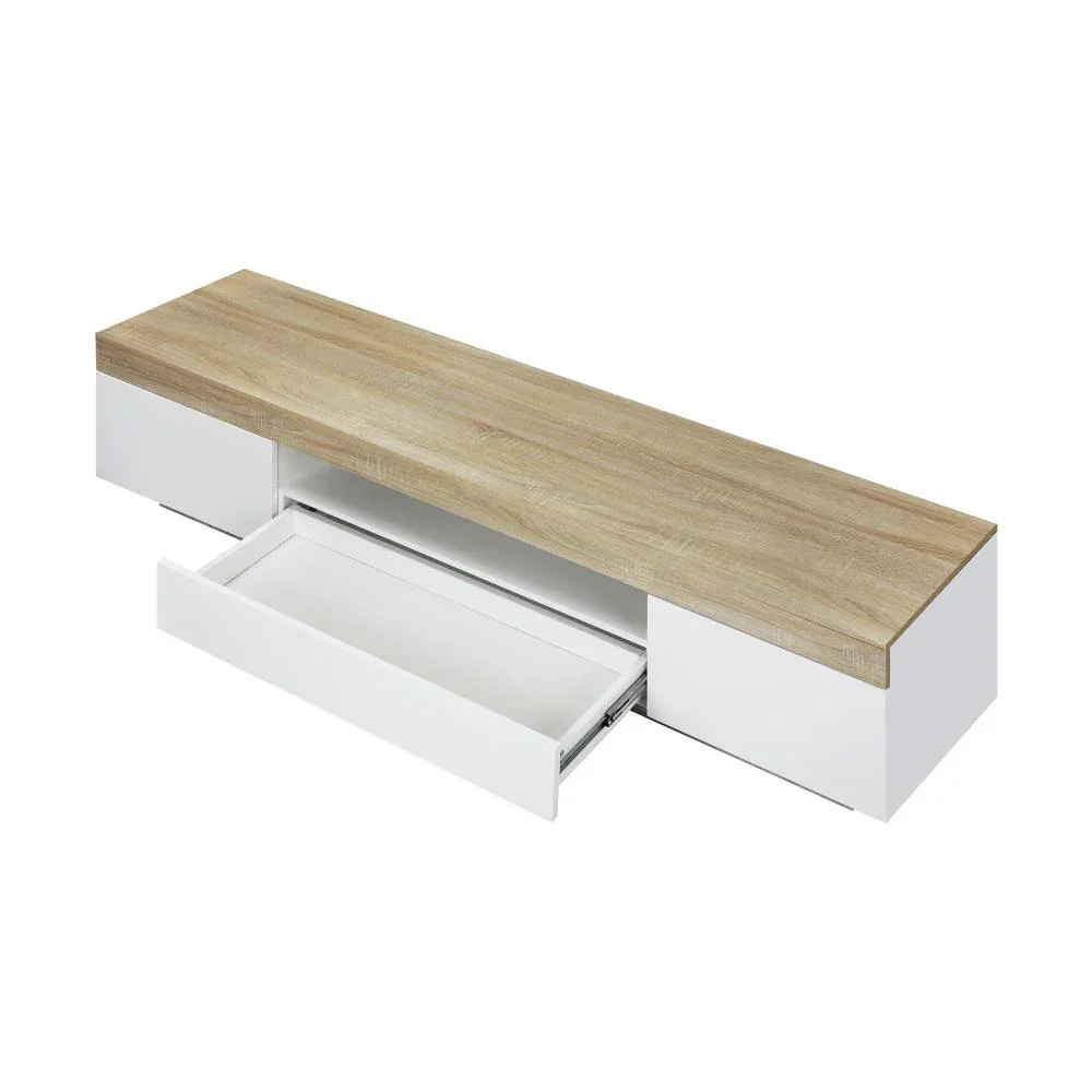 TV Cabinet Entertainment Unit RGB LED 180cm - Image 5