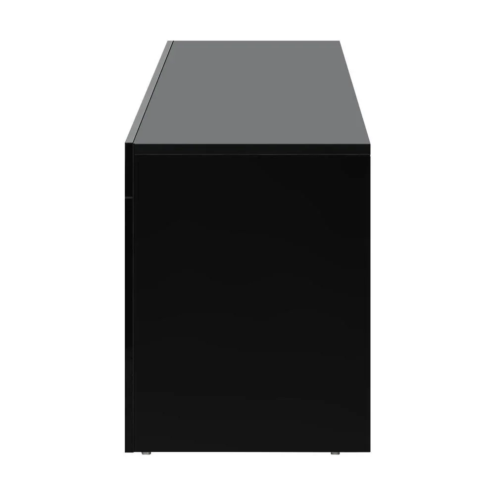 TV Cabinet LED RGB Gloss Black 180CM - Image 3