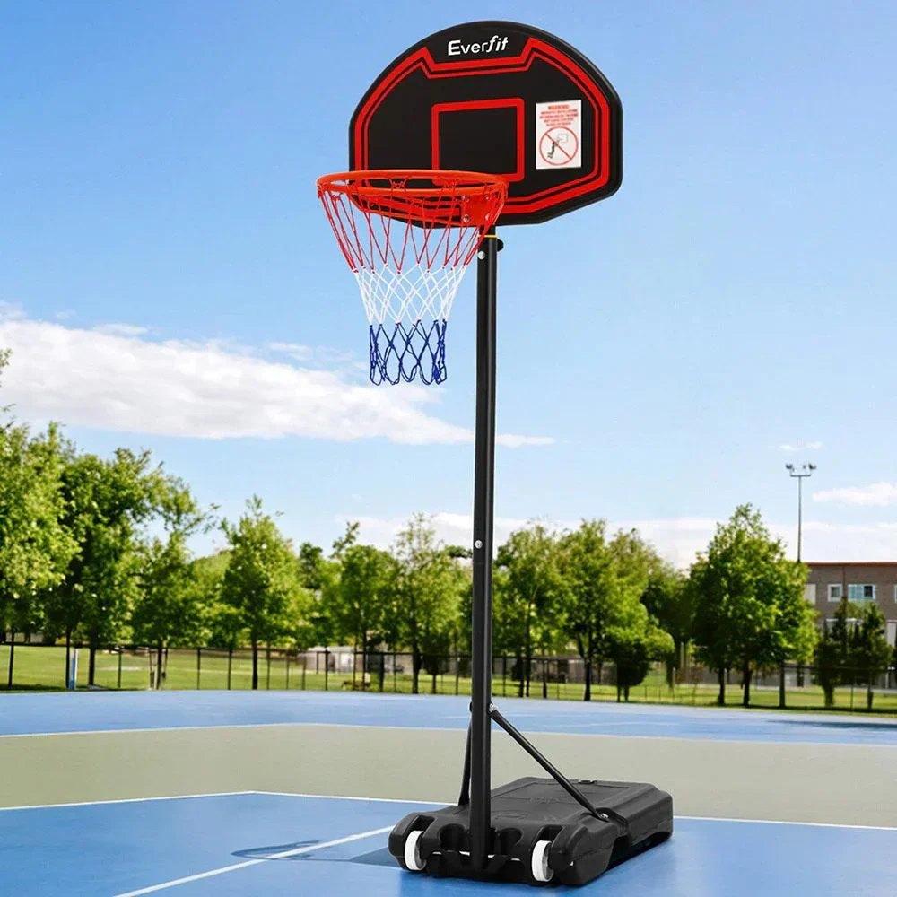 2.1M Basketball Hoop Stand System Adjustable Portable Pro Kids Black - Image 8