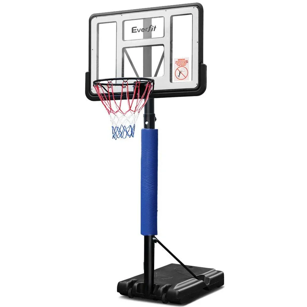 3.05M Basketball Hoop Stand System Adjustable Height Portable Pro Blue - Image 8