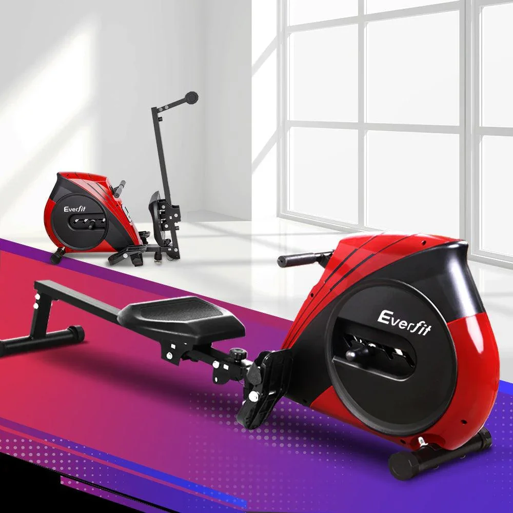 Rowing Machine Rower Elastic Rope Resistance Fitness Home Cardio - Image 5
