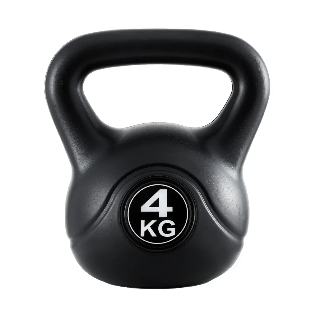 4kg Kettlebell Set Weight Lifting Bench Dumbbells Kettle Bell Gym Home - Image 3