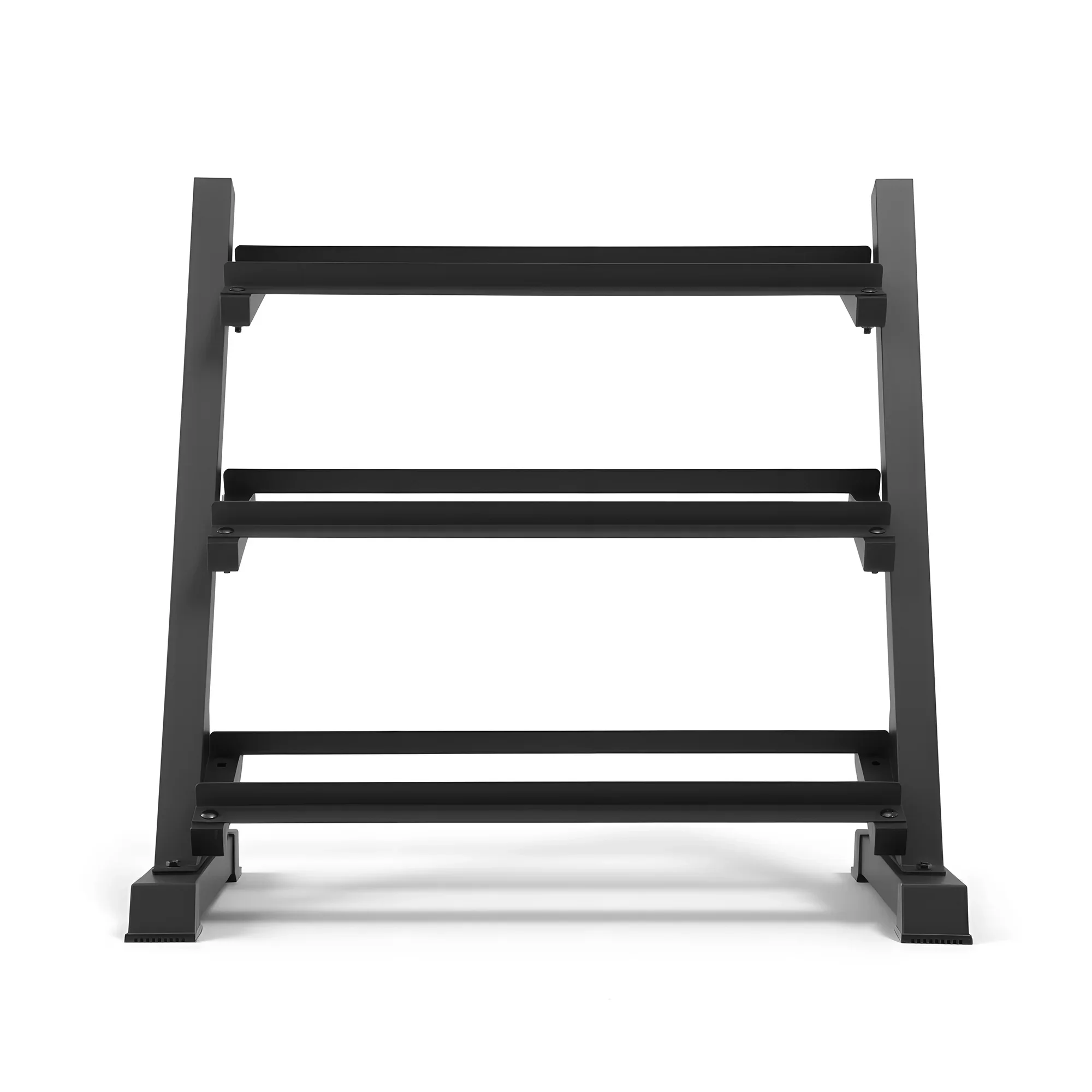 Dumbbell Rack 3-Tier Heavy Duty Weight Storage for Home Gym 300kg Capacity Black - Image 3