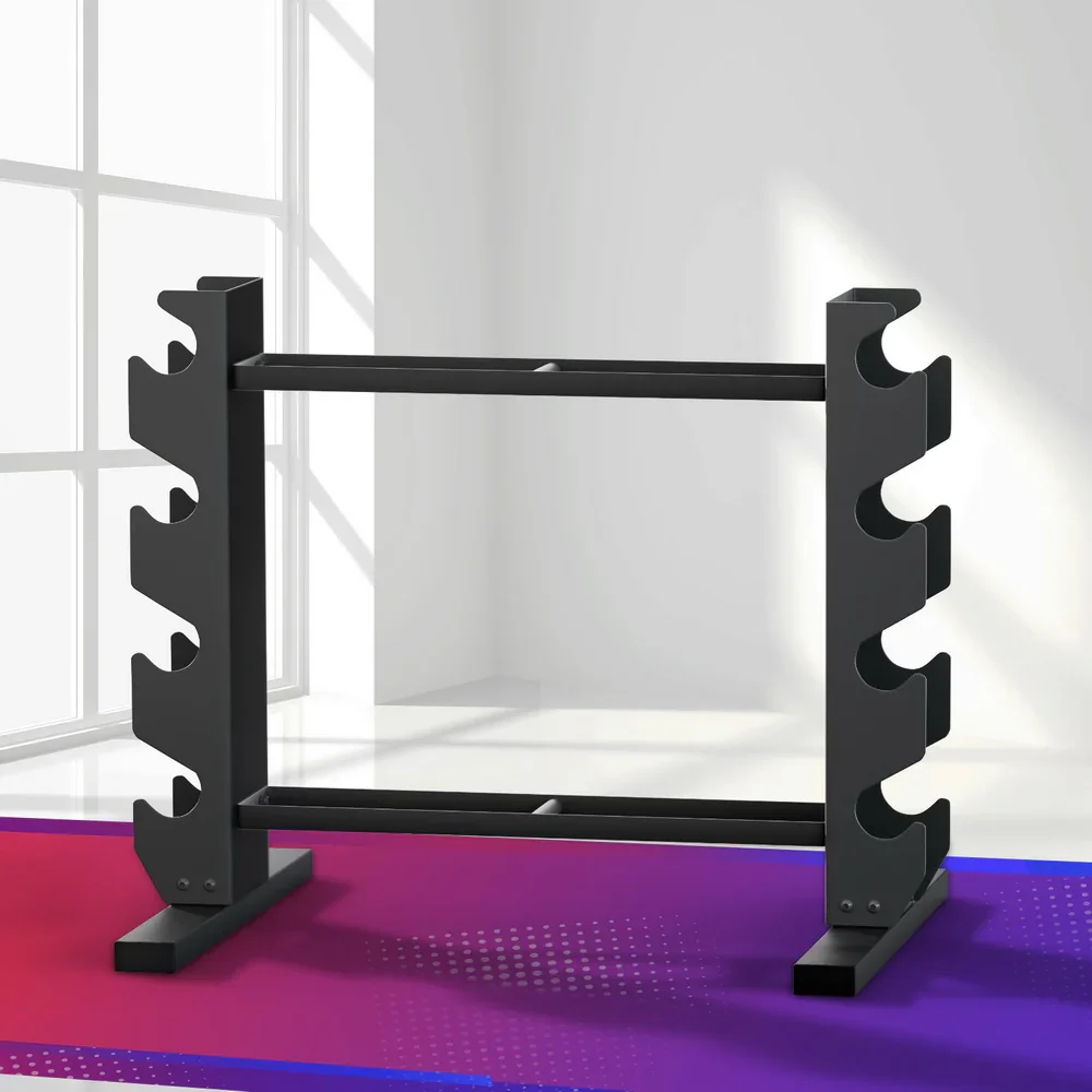 Dumbbells Rack Dumbbell Kettlebell Stand Home Gym Storage 200kg Capacity - Image 7