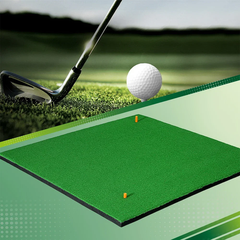 Golf Hitting Mat Portable DrivingÂ Range PracticeÂ Training Aid 150x150cm - Image 7