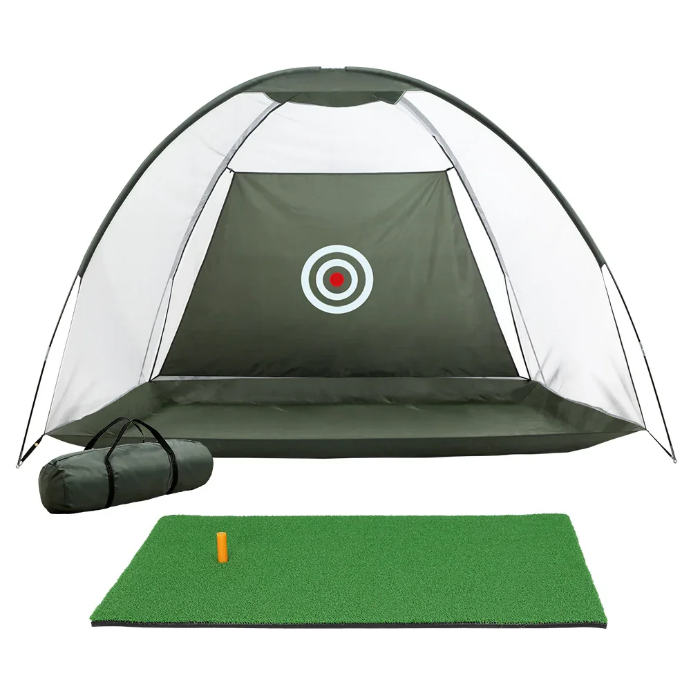 3M Golf Practice Net And Training Mat Set Driving Target Green - Image 2