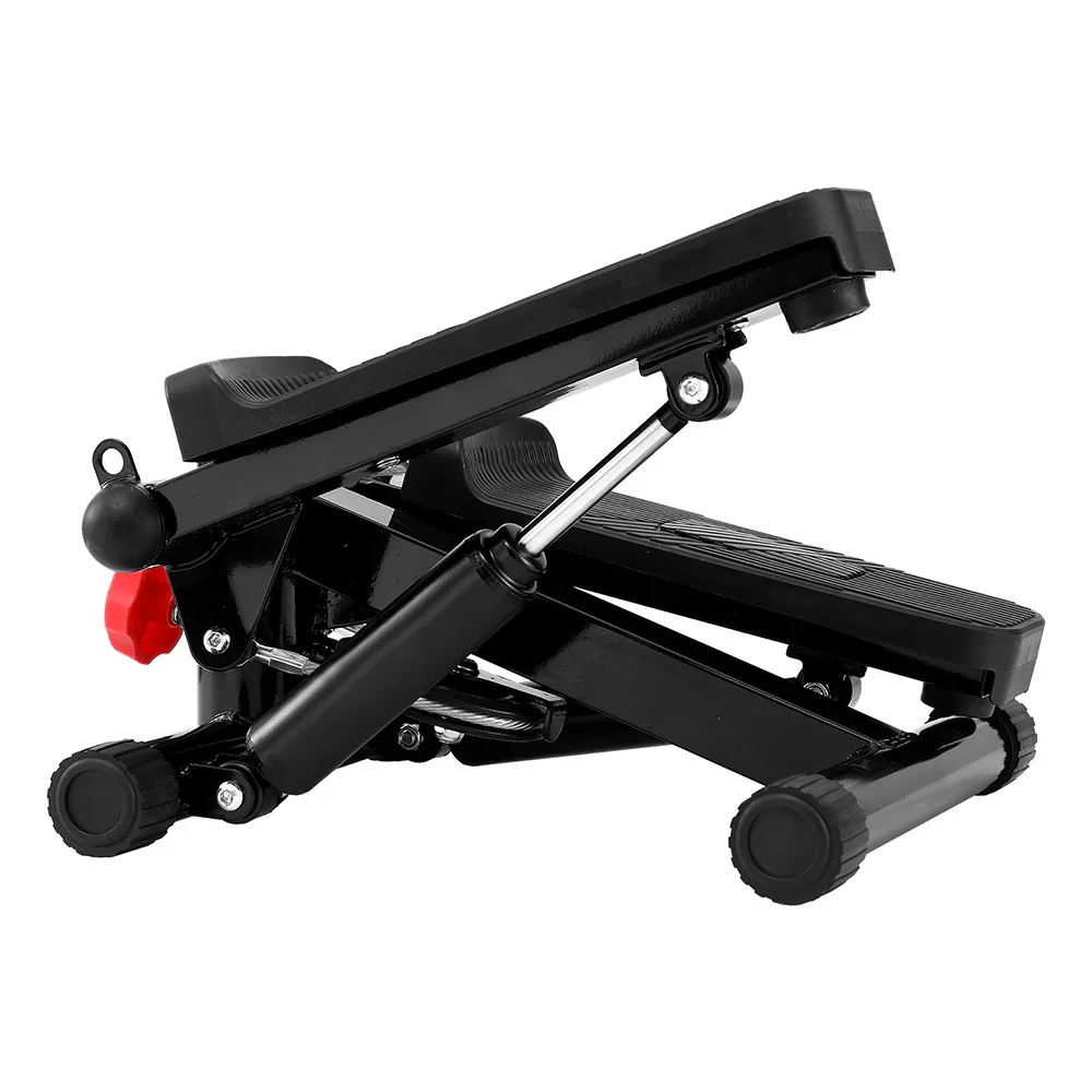 Mini Stepper with Resistance Rope Aerobic for Exercise Compact Home Workout Black - Image 7