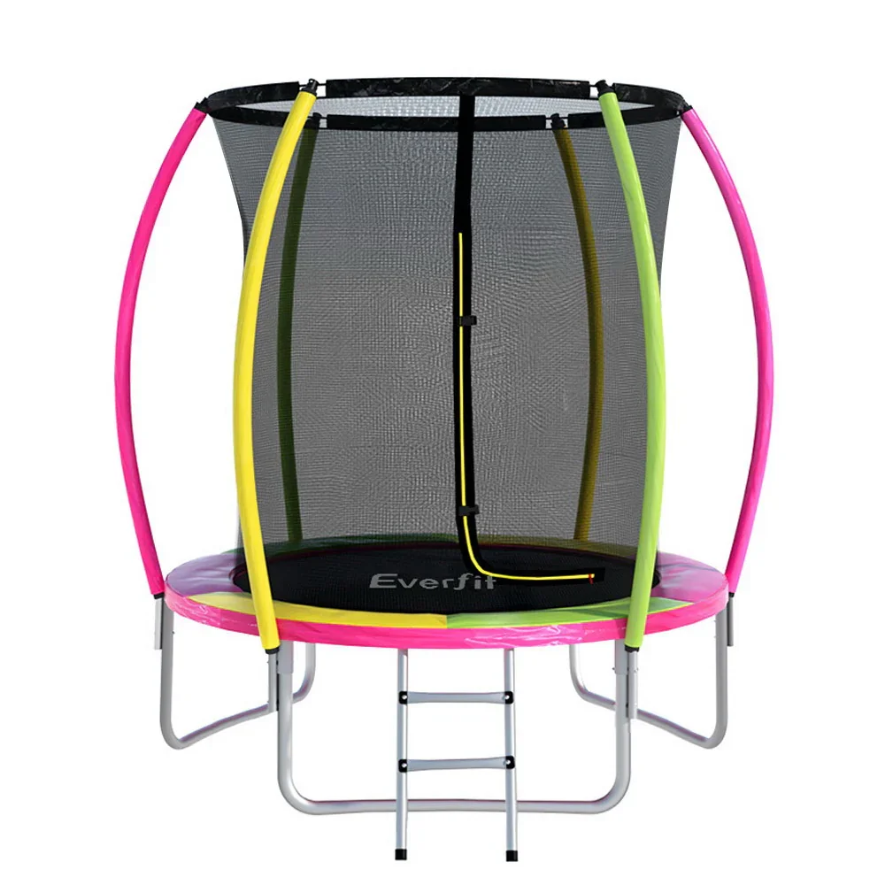 6ft Kids Round Trampoline Rebounder