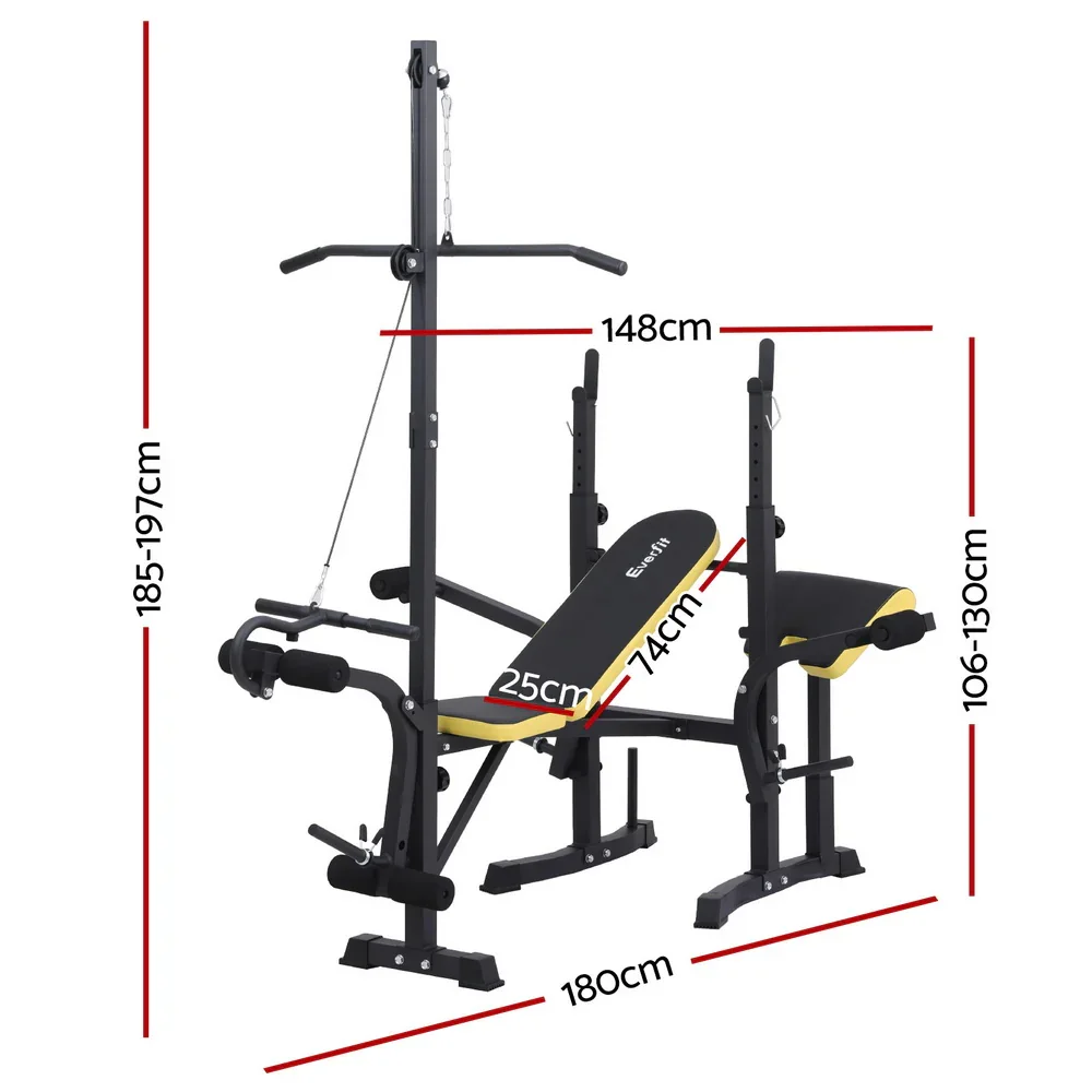 Weight Bench 14in1 Press Multi-Station Fitness Home Gym Equipment - Image 2