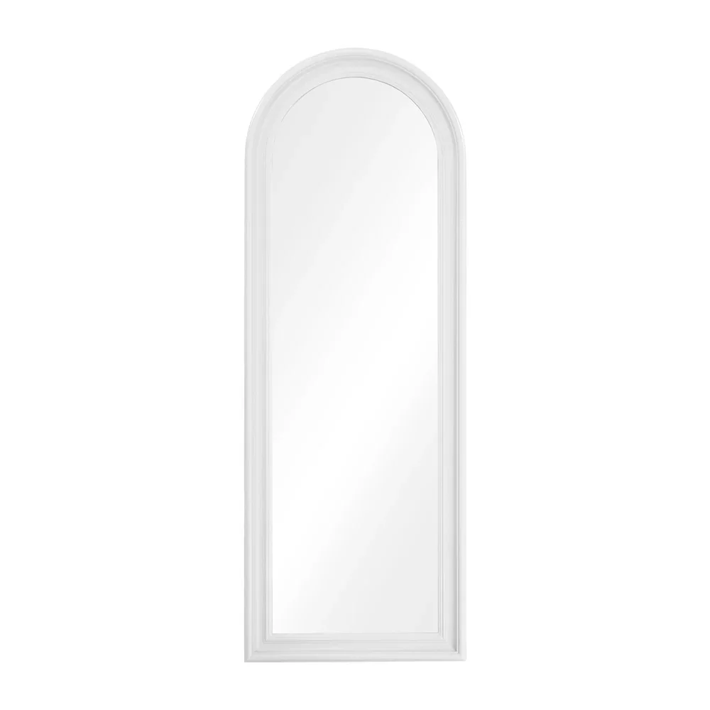 Full Length Mirror Elegance Arch 165x60cm White Wood - Image 3