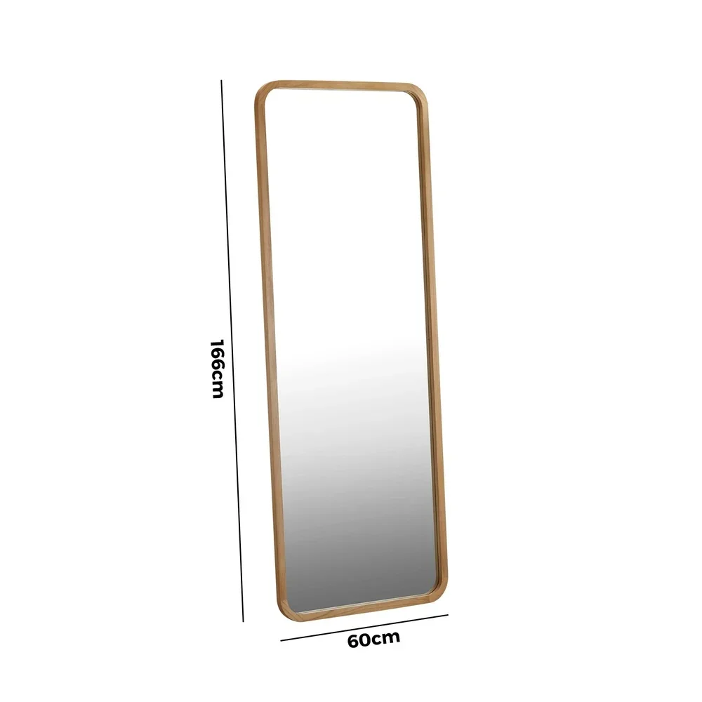 Full Length Mirror Rectangle Wooden 166cm x 60cm - Image 3