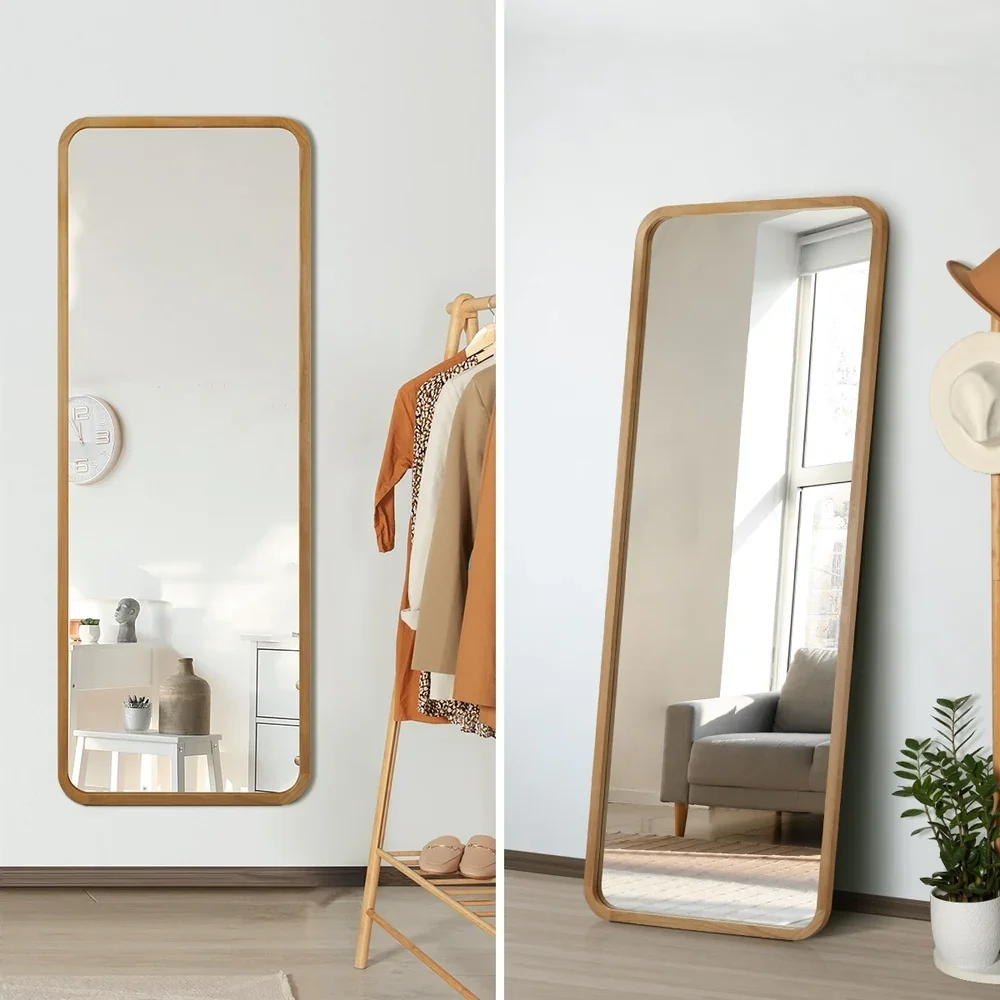 Full Length Mirror Rectangle Wooden 166cm x 60cm - Image 8
