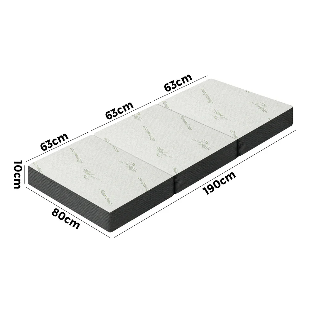 Folding Foam Mattress Trifold Sleeping Mat Single - Image 3