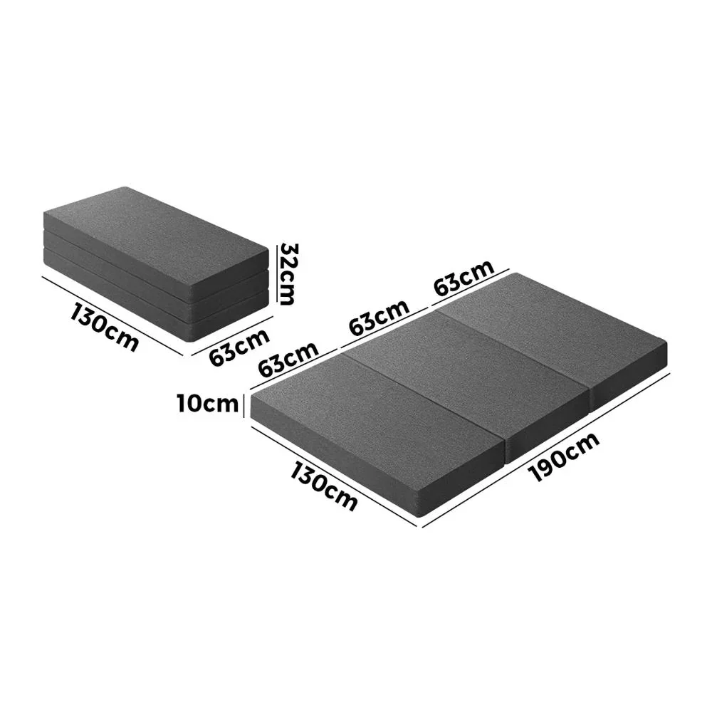 Foldable Mattress Trifold Cushion Mat Breathable Double - Image 9