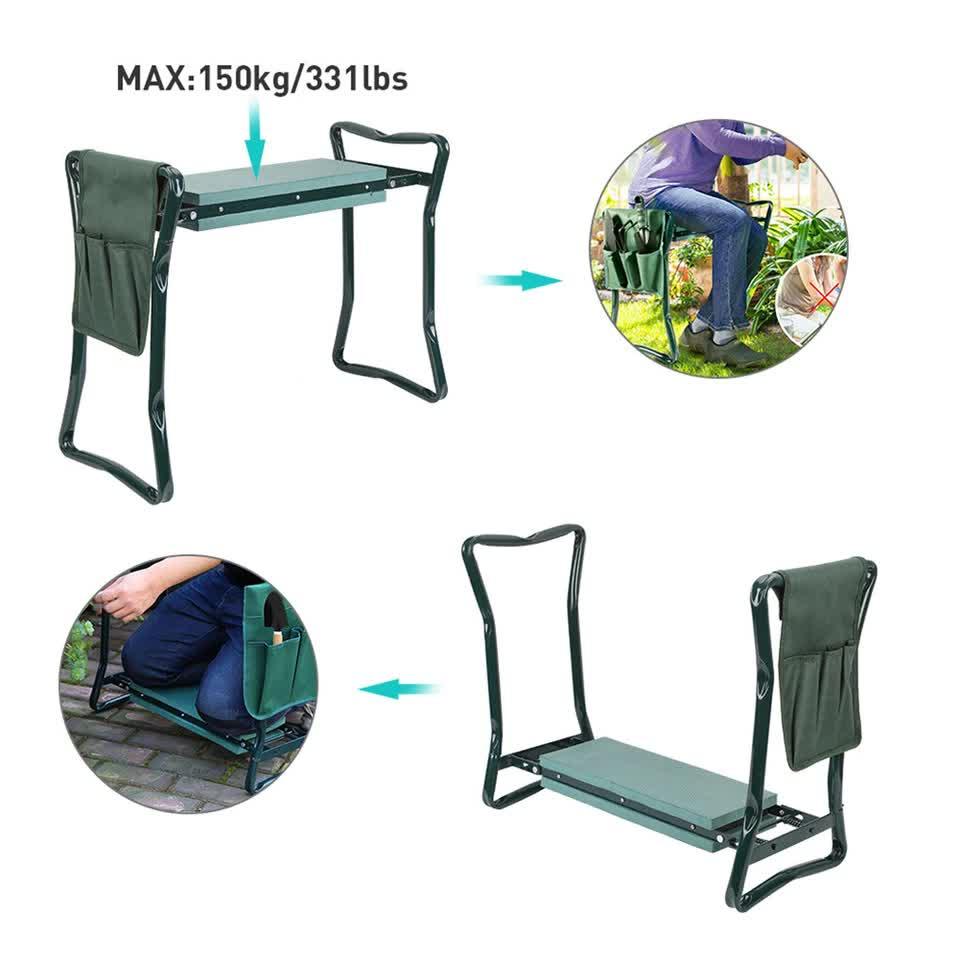 Garden Kneeler PRO Thick EVA Folding Kneeling Pad Seat Padded Stool Gardening Be - Image 12