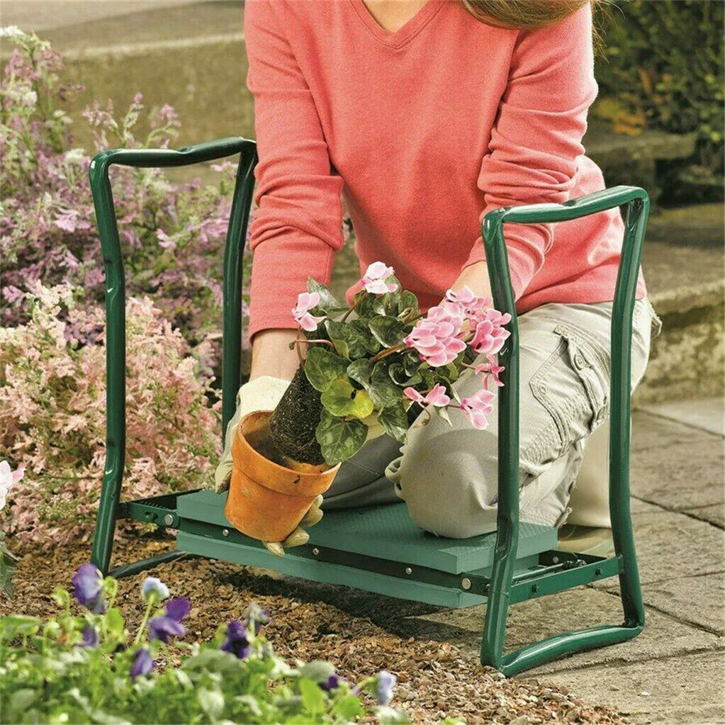 Garden Kneeler PRO Thick EVA Folding Kneeling Pad Seat Padded Stool Gardening Be - Image 4
