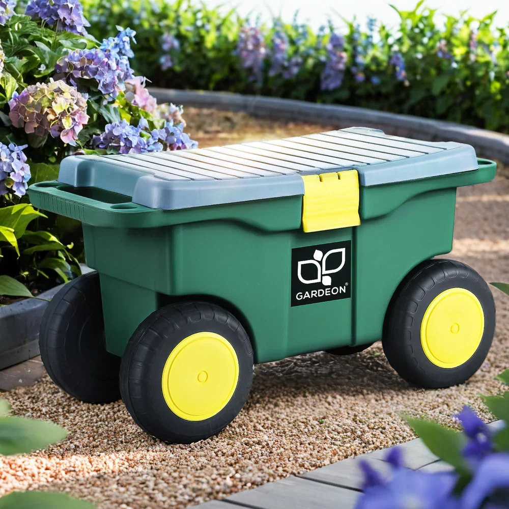 Garen Tool Storage Cart 3-In-1 Green - Image 7