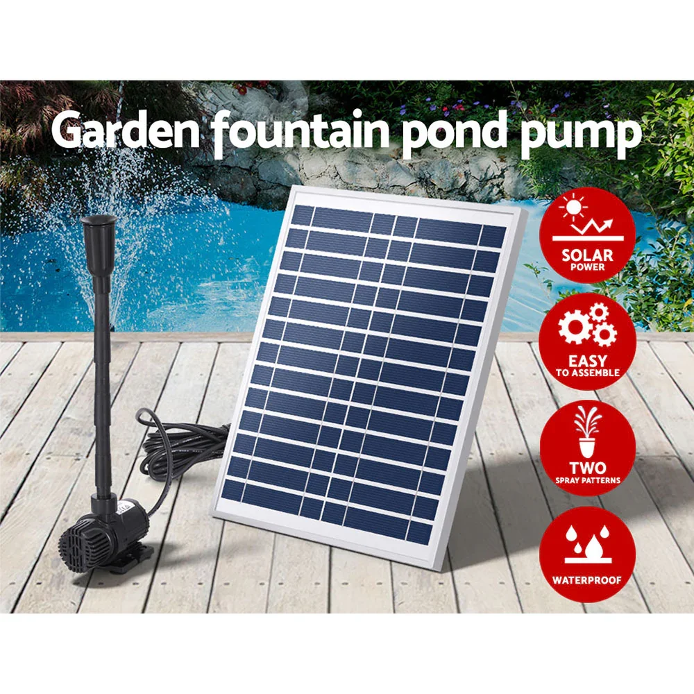 Solar Pond Pump Submersible Water Fountain Kit 9.8FT - Image 4