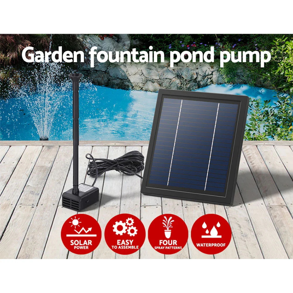 Solar Pond Pump Submersible Water Fountain Kit 6.1FT - Image 4
