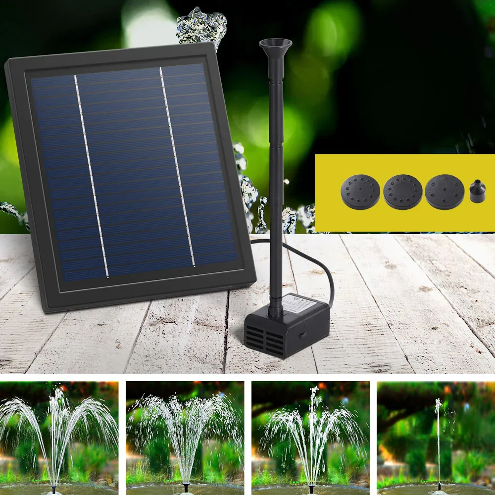 Solar Pond Pump Submersible Water Fountain Kit 6.1FT - Image 7
