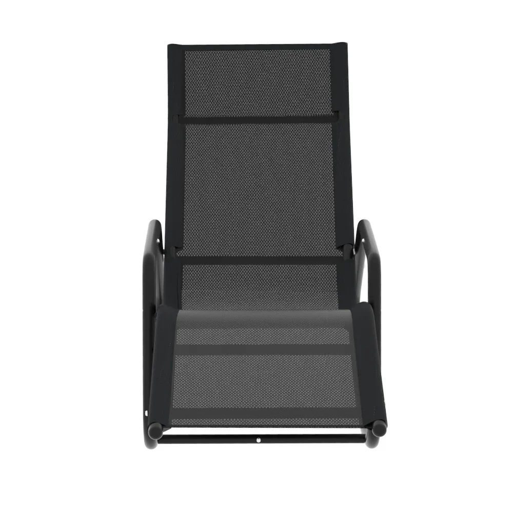 Sun Lounge Rocking Chair Outdoor Lounger Patio Furniture Pool Garden - Image 3