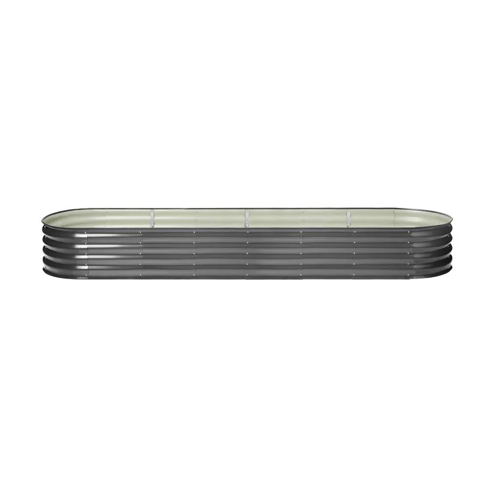 4X Garden Bed Galvanised Raised Garden Bed 320X80X42CM - Image 7