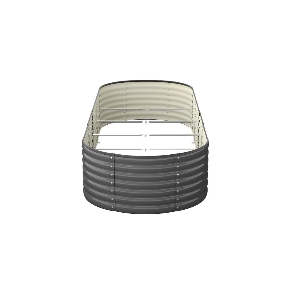 Raised Garden Bed 240X80X56cm Galvanised Steel 4pcs - Image 7